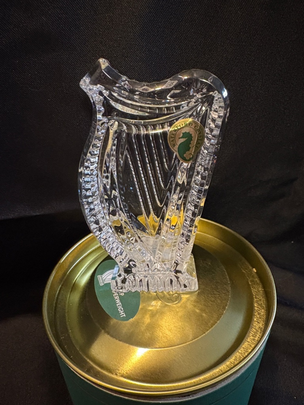 Crystal Harp Figurine - Waterford